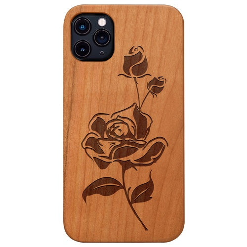 Blooming Rose - Engraved