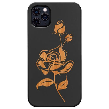 Blooming Rose - Engraved
