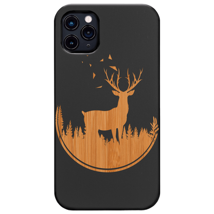 Deer In Jungle - Engraved