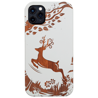Jumping Deer - Engraved