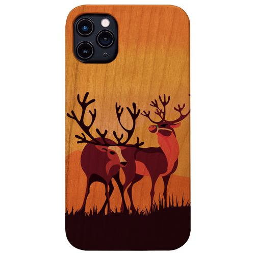 Deers In The Field - UV Color Printed