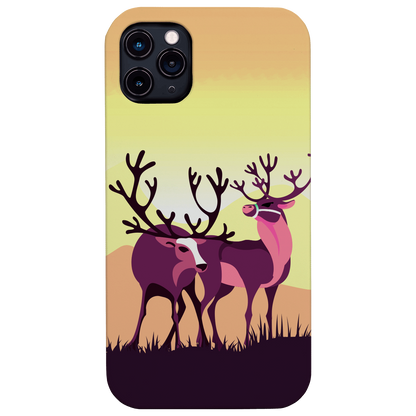 Deers In The Field - UV Color Printed