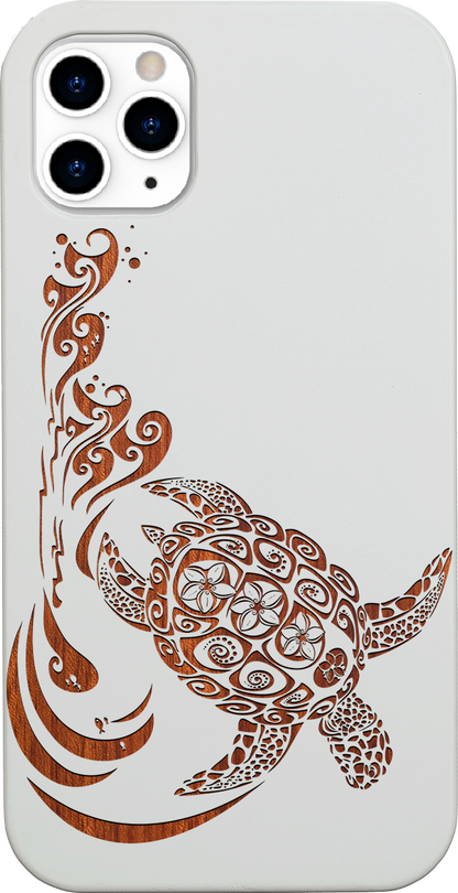 Hawaiian Turtle 3 - Engraved