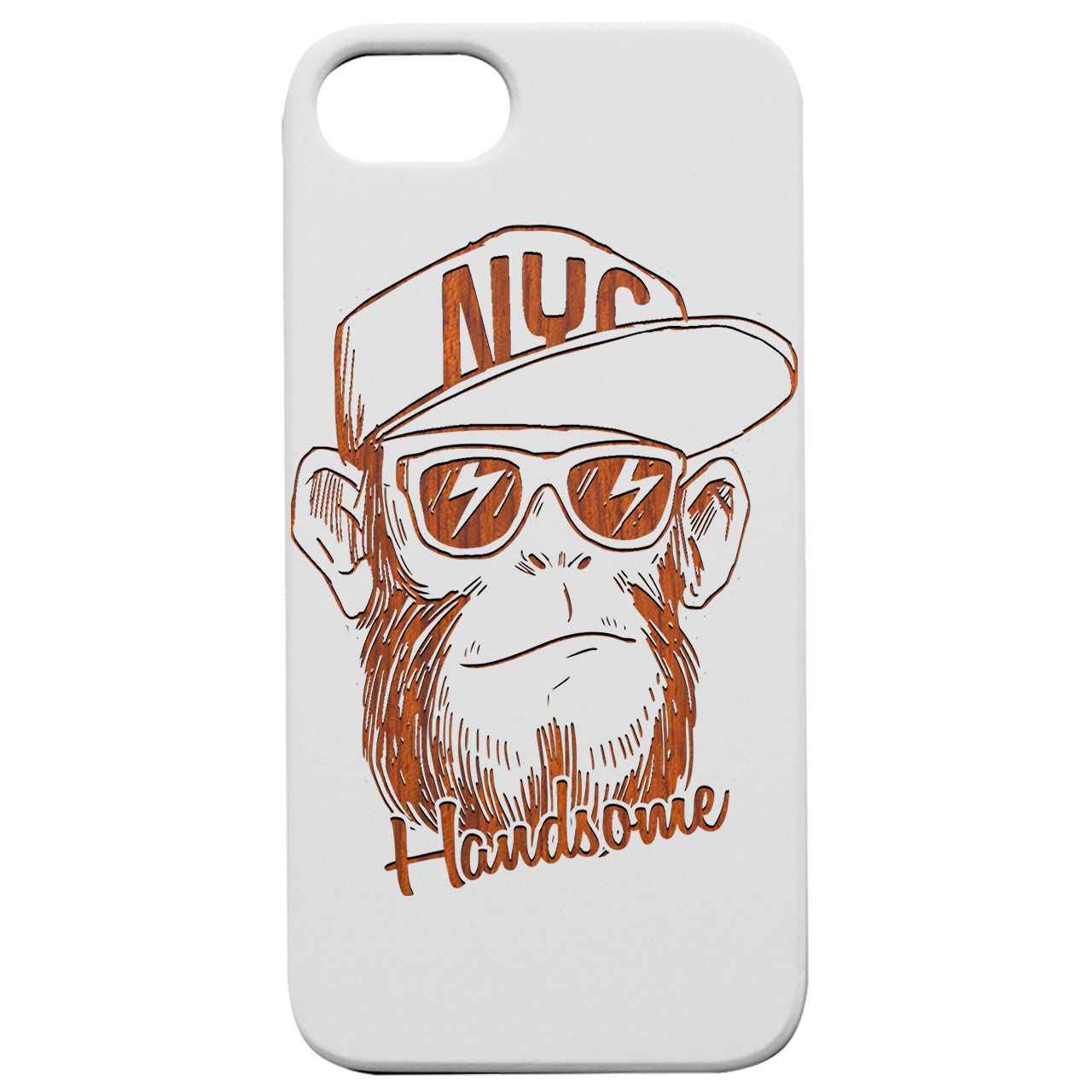 Monkey Handsome - Engraved